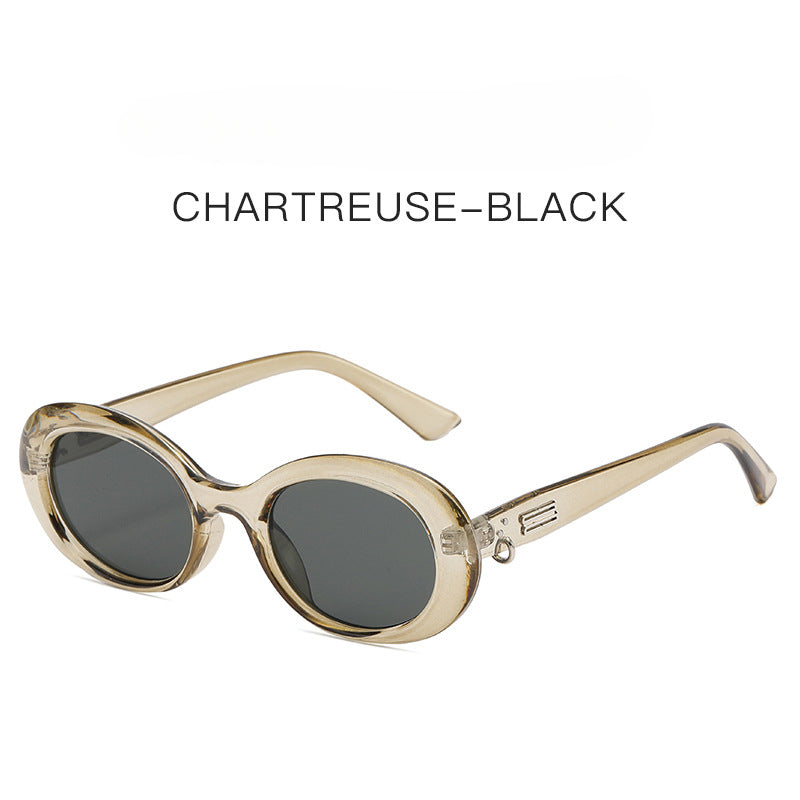 Wholesale New Oval Frame PC Sunglasses